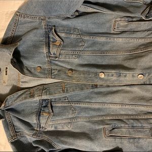 TOPSHOP OVERSIZED DENIM JACKET
